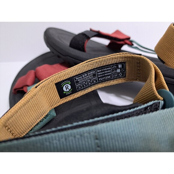 Teva Hurricane XLT2 Mens 10 Earth Multicolor Hiking Trail Beach Sandals Straps - Picture 9 of 10